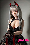 Qita Doll シームレスドール 165cm Eカップ  #金妮(jinni)ヘッド 開閉機能付き 髪の毛の植毛付き フルシリコン製ドール 等身大リアルラブドール
