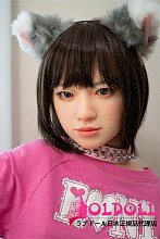 J cute 新作133cm バスト平ボディ＋AGD19 萌咲（もえ）ヘッド フルシリコンドール ロリ系 等身大リアルラブドール