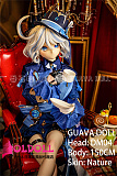 guavadoll（グアバ）番石榴 150cm Dカップ DM04(芙宁娜)ヘッド  ビニール（PVC）ヘッド+TPEボディ 1：1 等身大ラブドール ジョイントM16 他社と交換可能 138-150ＣＭのボディに適用 ナチュラル肌色