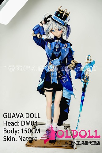 guavadoll（グアバ）番石榴 150cm Dカップ DM04(芙卡洛斯)ヘッド  ビニール（PVC）ヘッド+TPEボディ 1：1 等身大ラブドール ジョイントM16 他社と交換可能 138-150ＣＭのボディに適用 ナチュラル肌色