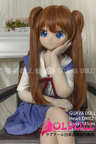 guavadoll（グアバ）番石榴 145cm Bカップ DM02(明日香)ヘッド  ビニール（PVC）ヘッド+TPEボディ 1：1 等身大ラブドール ジョイントM16 他社と交換可能 138-150ＣＭのボディに適用 ナチュラル肌色