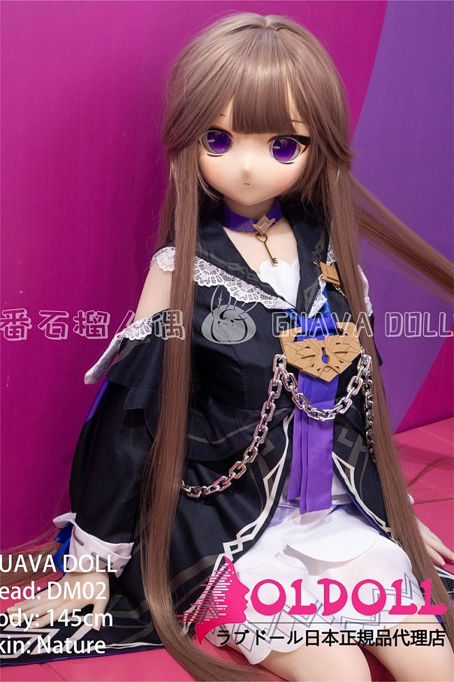 guavadoll(グアバ)番石榴 145cm Bカップ DM02(黑塔)ヘッド ビニール(PVC)ヘッド+TPEボディ 1:1 等身大ラブドール ジョイントM16 他社と交換可能 138-150CMのボディに適用 ナチュラル肌色