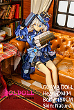 guavadoll（グアバ）番石榴 150cm Dカップ DM04(芙宁娜)ヘッド  ビニール（PVC）ヘッド+TPEボディ 1：1 等身大ラブドール ジョイントM16 他社と交換可能 138-150ＣＭのボディに適用 ナチュラル肌色
