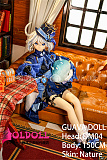 guavadoll（グアバ）番石榴 150cm Dカップ DM04(芙宁娜)ヘッド  ビニール（PVC）ヘッド+TPEボディ 1：1 等身大ラブドール ジョイントM16 他社と交換可能 138-150ＣＭのボディに適用 ナチュラル肌色