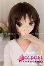 guavadoll（グアバ）番石榴 150cm Aカップ +DM04橘爱丽丝ヘッド  ビニール（PVC）ヘッド+TPEボディ 1：1 等身大ラブドール ジョイントM16 他社と交換可能 138-150ＣＭのボディに適用 ナチュラル肌色