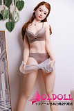 Real girl 157cm Aカップ  R114ヘッド 宣伝画像シリコンヘッド+TPEボディ 等身大リアルラブドール ダッチワイフ