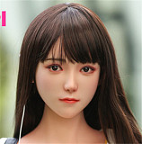 Real girl 157cm Aカップ  R111ヘッド 宣伝画像シリコンヘッド+TPEボディ 等身大リアルラブドール ダッチワイフ