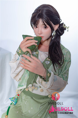 SHEDOLL 158cm Cカップ  芷阮2.0(zhiruan)ちゃん 宣伝画像口開閉機能付き フルシリコン製   ボディー材質など選択可能 等身大リアルラブドール