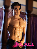 Realing 男性ラブドール 宝繁（Bernardo ）180cm  筋肉タイプ 口開閉機能付き シリコン製等身大リアルドール