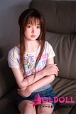 AXBDOLL シリコンヘッドGD06  tpeボディ142cm バスト平 ロリ系 等身大ラブドール