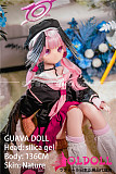 guavadoll（グアバ）番石榴 136cm AAカップ 小春ヘッド  シリコンヘッド+TPEボディ 1：1 等身大ラブドール ジョイントM16 他社と交換可能 138-150ＣＭのボディに適用 ナチュラル肌色