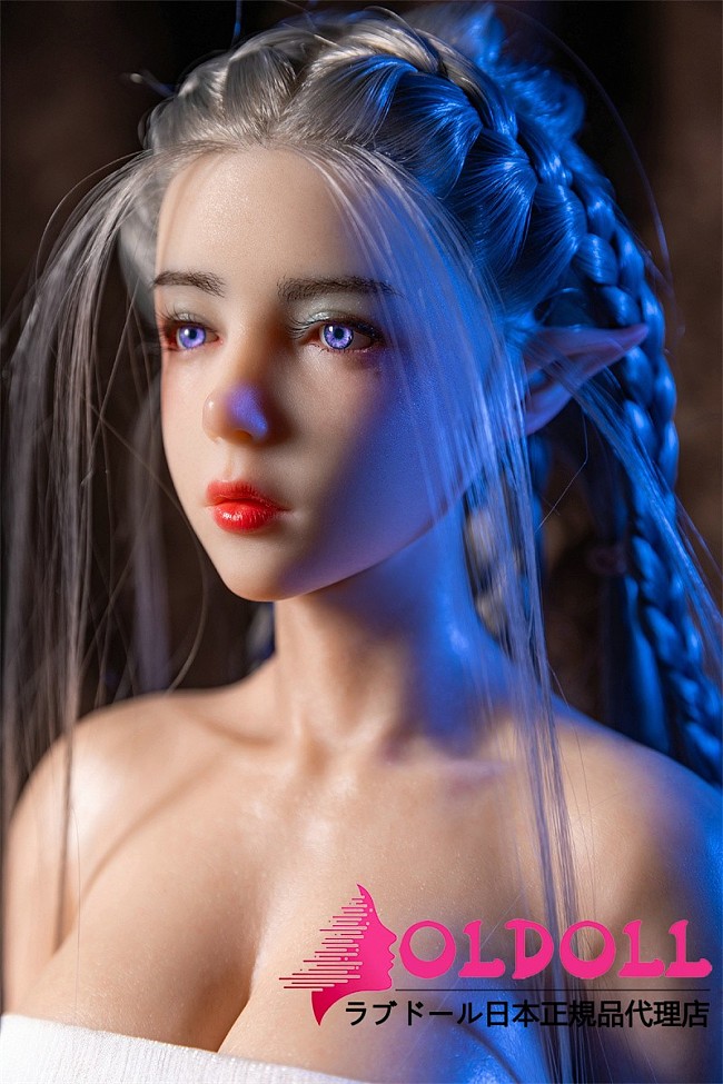 Qita Doll ラブドール 76cm  #夜エルフヘッド シリコン製 ミニドール 髪の毛植毛あり 眉毛植毛あり リアルメイク付き 2穴セクシー可能 / 収納が便利 / 使いやすい / フィギュア