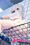 【宣伝画像と同じ衣装セット購入可能】 アニメドール wmdoll 140cm Bカップ#Y012ヘッド ソフトビニール製ヘッド+シリコン製ボディ 等身大リアルラブドール
