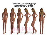 【4月限定キャンペーン 追加tpeヘッド/S-TPE/関節指/ゼリー胸無料/リアルメイク塗装/固定舌/自立など無料/呼吸機能15000円特価】WMDOLL TPE製等身大リアルラブドール ヘッドとボディ自由に組合可能