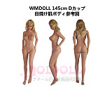 【4月限定キャンペーン 追加tpeヘッド/S-TPE/関節指/ゼリー胸無料/リアルメイク塗装/固定舌/自立など無料/呼吸機能15000円特価】WMDOLL TPE製等身大リアルラブドール ヘッドとボディ自由に組合可能