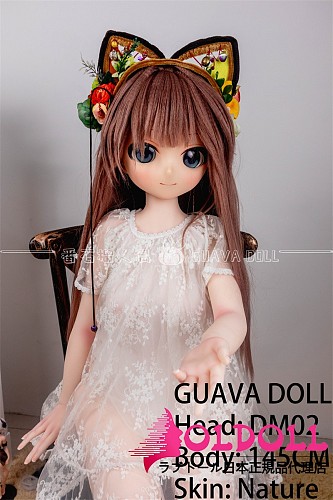 guavadoll（グアバ）番石榴 145cm Bカップ DM08ヘッド  ビニール（PVC）ヘッド+TPEボディ 1：1 等身大ラブドール ジョイントM16  ナチュラル肌色
