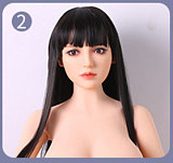 Qita Doll  #小野（xiaoye）ヘッド 166cm Cカップ メイド制服コスプレ フルシリコン製ドール  口開閉機能対応可能 リアルラブドール