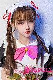Qita Doll  #小野（xiaoye）ヘッド 166cm Cカップ メイド制服コスプレ フルシリコン製ドール  口開閉機能対応可能 リアルラブドール
