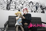 guavadoll（グアバ）番石榴 132cm AAカップボディ&DM02ヘッド  ビニール（PVC）ヘッド+TPEボディ 1：1 等身大ラブドール ジョイントM16  ナチュラル肌色