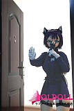アニメドール guavadoll（グアバ）番石榴 147cm Dカップ ヘッドDM02  猫娘 ビニール（PVC）ヘッド+TPEボディ 1：1 等身大ラブドール ジョイントM16 他社と交換可能 ナチュラル肌色