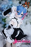 MOZU DOLL 等身大フィギュア 85cmバスト大 Remちゃん ソフトビニール製頭部 TPE製ボディ ラブドール 宣伝画像と同じ制服も付属