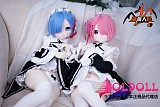 MOZU DOLL 等身大フィギュア 85cmバスト小 Ramちゃん ソフトビニール製頭部 TPE製ボディ ラブドール 宣伝画像と同じ制服も付属