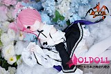 MOZU DOLL 等身大フィギュア 85cmバスト小 Ramちゃん ソフトビニール製頭部 TPE製ボディ ラブドール 宣伝画像と同じ制服も付属