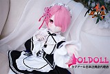 MOZU DOLL 等身大フィギュア 85cmバスト小 Ramちゃん ソフトビニール製頭部 TPE製ボディ ラブドール 宣伝画像と同じ制服も付属