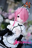 MOZU DOLL 等身大フィギュア 85cmバスト小 Ramちゃん ソフトビニール製頭部 TPE製ボディ ラブドール 宣伝画像と同じ制服も付属