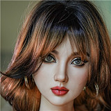 【キャンペーン】Normon doll 165cm Cカップ Lilyヘッド 宣伝画像ホワイト肌色 フルシリコン製 等身大リアルラブドール