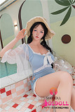 【 宣伝画像リアル皮膚メイク付き】SHEDOLL 江小婉（jiangxiaowan） ちゃん②メイク 165cm Eカップ 等身大リアルラブドール