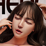 SHEDOLL 洛小夕2.0（luoxiaoxi）メイク② 148cm Cカップ 宣伝画像口開閉機能付き フルシリコンドール 等身大リアルラブドール