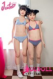 J cute  133cm バスト平  AGD07 唯（ゆい）ちゃん +149cm AGD08 美郁（みく） 貧乳 宣伝画像髪の毛植毛あり フルシリコンドール ロリータ 等身大リアルラブドール