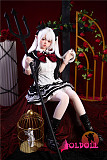 【 宣伝画像リアル皮膚メイク付き】SHEDOLL 148cm Cカップ 朵朵2.0（duoduo）シリコンヘッド+tpeボディ口開閉機能付き 等身大リアルラブドール