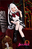 【 宣伝画像リアル皮膚メイク付き】SHEDOLL 148cm Cカップ 朵朵2.0（duoduo）シリコンヘッド+tpeボディ口開閉機能付き 等身大リアルラブドール