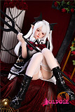 【 宣伝画像リアル皮膚メイク付き】SHEDOLL 148cm Cカップ 朵朵2.0（duoduo）シリコンヘッド+tpeボディ口開閉機能付き 等身大リアルラブドール