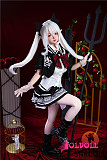 【 宣伝画像リアル皮膚メイク付き】SHEDOLL 148cm Cカップ 朵朵2.0（duoduo）シリコンヘッド+tpeボディ口開閉機能付き 等身大リアルラブドール