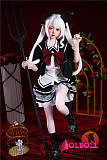 【 宣伝画像リアル皮膚メイク付き】SHEDOLL 148cm Cカップ 朵朵2.0（duoduo）シリコンヘッド+tpeボディ口開閉機能付き 等身大リアルラブドール