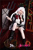 【 宣伝画像リアル皮膚メイク付き】SHEDOLL 148cm Cカップ 朵朵2.0（duoduo）シリコンヘッド+tpeボディ口開閉機能付き 等身大リアルラブドール