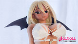 Mini Doll ミニドール  60cm 巨乳（60p）魅魔ちゃん ソフトビニール製ヘッド+シリコン製ボディ  軽量化 収納が便利 使いやすい 普段は鑑賞用 小さいラブドール 女性素体 フィギュア cosplay