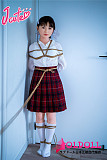 J cute AGD07ヘッド 133cm バスト平 Yuiちゃん 貧乳 緊縛アート 宣伝画像髪の毛植毛あり フルシリコンドール ロリータ 等身大リアルラブドール