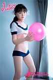 J cute AGD07ヘッド 133cm バスト平 Yuiちゃん 貧乳 宣伝画像髪の毛植毛あり フルシリコンドール ロリータ 等身大リアルラブドール