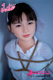 J cute AGD07ヘッド 133cm バスト平 Yuiちゃん 貧乳 緊縛アート 宣伝画像髪の毛植毛あり フルシリコンドール ロリータ 等身大リアルラブドール