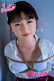 J cute AGD07ヘッド 133cm バスト平 Yuiちゃん 貧乳 緊縛アート 宣伝画像髪の毛植毛あり フルシリコンドール ロリータ 等身大リアルラブドール