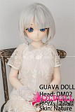 アニメドール guavadoll（グアバ）番石榴 145cm Aカップ 少女DM08ヘッド  ビニール（PVC）ヘッド+TPEボディ 1：1 等身大ラブドール ジョイントM16  ナチュラル肌色