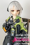 アニメドール guavadoll（グアバ）番石榴 145cm Aカップ 少女DM02ヘッド  ビニール（PVC）ヘッド+TPEボディ 1：1 等身大ラブドール ジョイントM16  ナチュラル肌色