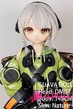 アニメドール guavadoll（グアバ）番石榴 145cm Aカップ 少女DM02ヘッド  ビニール（PVC）ヘッド+TPEボディ 1：1 等身大ラブドール ジョイントM16  ナチュラル肌色