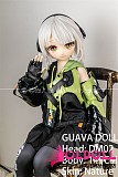 アニメドール guavadoll（グアバ）番石榴 145cm Aカップ 少女DM02ヘッド  ビニール（PVC）ヘッド+TPEボディ 1：1 等身大ラブドール ジョイントM16  ナチュラル肌色