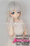 アニメドール guavadoll（グアバ）番石榴 145cm Aカップ 少女DM08ヘッド  ビニール（PVC）ヘッド+TPEボディ 1：1 等身大ラブドール ジョイントM16  ナチュラル肌色