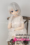 アニメドール guavadoll（グアバ）番石榴 145cm Aカップ 少女DM08ヘッド  ビニール（PVC）ヘッド+TPEボディ 1：1 等身大ラブドール ジョイントM16  ナチュラル肌色